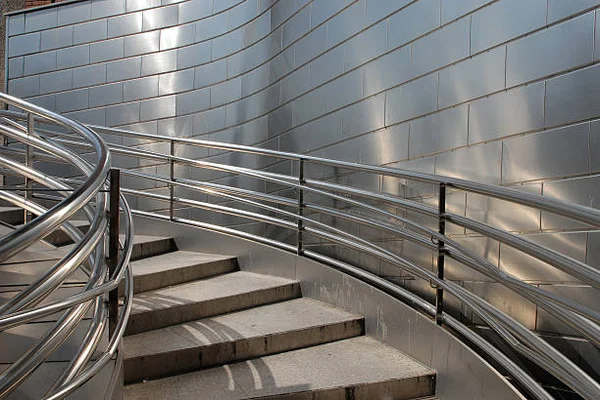 stainless banister