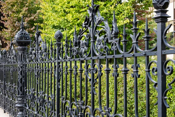 outdoor metal art for fences