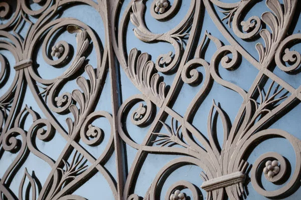 outdoor metal art for fences